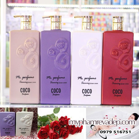 Sữa tắm Coco Hồng Kông hương nước hoa 3 bông