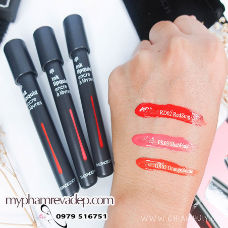 Son kem ink lipquid The face shop - M142