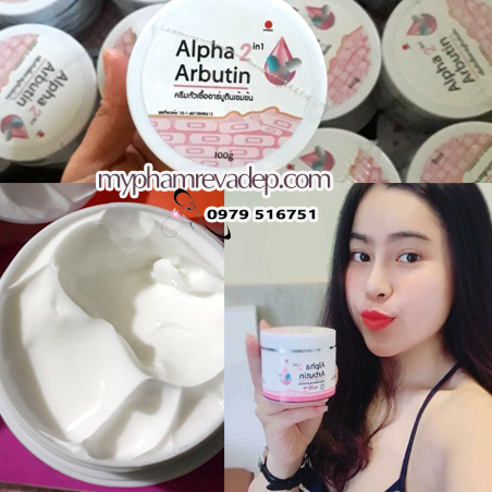 Kem lotion dưỡng trắng da Alpha Arbutin Thái Lan 2 in 1- M165