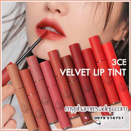 Son kem 3ce velvet tint Hàn Quốc - M186