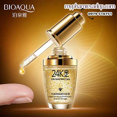 Serum vàng 24k dưỡng ẩm trắng da BioAqua 30ml - M233