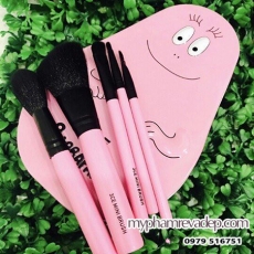 Bộ cọ trang điểm Barbapapa 5 món siêu dễ thương - M279