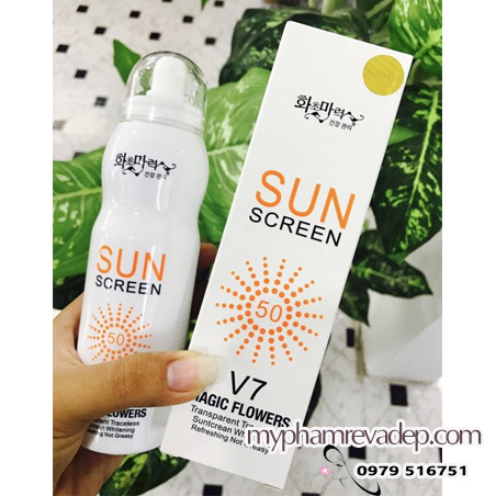 Xịt chống nắng Hàn Quốc Sun Screen V7 - M302