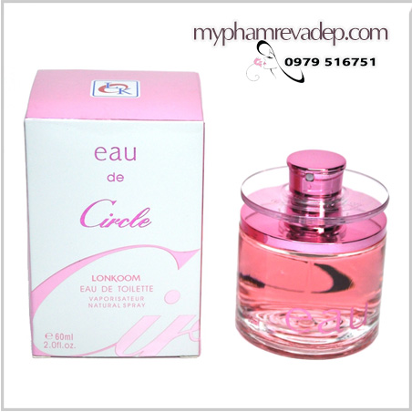 Nước hoa nữ Eau de Circle hồng 60ml - M334