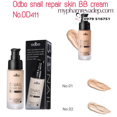 Kem nền BB cream Snail Repair Skin Odbo 30ml - M412