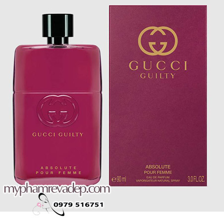 Nước hoa nữ Gucci Guilty chai đỏ Absolute Pour Femme 90ml - M443