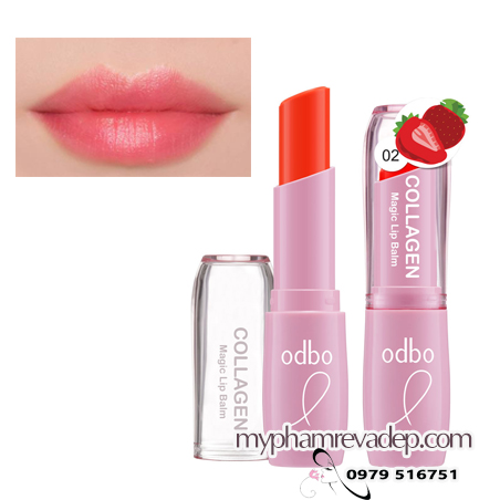 Son dưỡng môi Thái Lan Odbo Collagen magic lip - M453