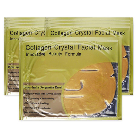 Mặt nạ đắp mặt collagen nano vàng Crystal Facial Mask - M503