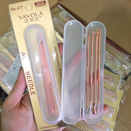 Bộ Dụng Cụ Nặn Mụn 8 đầu VAVOLA Thép Không Gỉ Acne Needle Fashion MakeUp Tools - M523