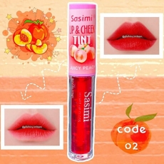 Son tint trái đào Sasimi lip & cheek 2in1 - M524