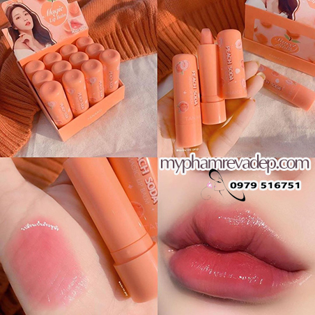 Son dưỡng có màu nhẹ nhàng TANAKO Peach Soda chính hãng Thái Lan - M592