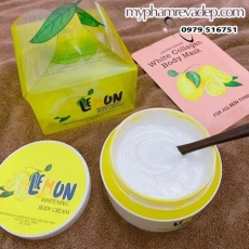 [xịn-tem] Kem dưỡng trắng da toàn thân body Lemon Whitening body cream 250g