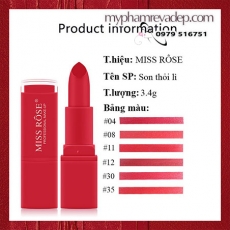 son thỏi lì Miss Rose - M595