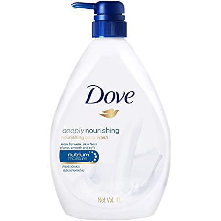 Sữa tắm trắng da dưỡng mịn toàn thân Dove Body Wash Liquid Deeply Nourish 1000ml Thái Lan - M640