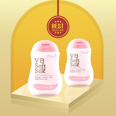 Dung dịch vệ sinh nam & nữ màu hồng Hanayuki  VB Soft & Silk - M686