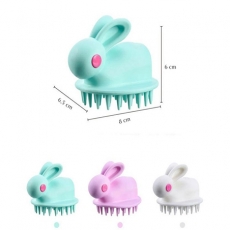 Lược gội đầu Silicone hình bé thỏ Nhật Bản - M733