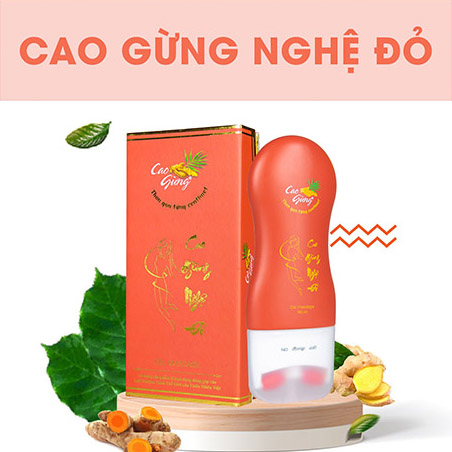 Thanh Lăn Cao Gừng Nghệ Đỏ Tan Mỡ Nhanh Chóng - M734