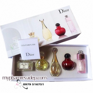 Bộ 5 chai nước hoa Dior nữ - M76