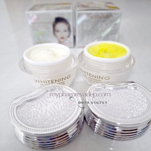 Kem ngọc trai trắng da ngăn ngừa mụn thâm ngày đêm 7 ngày Whitening MG Goldline cosmetics - M786