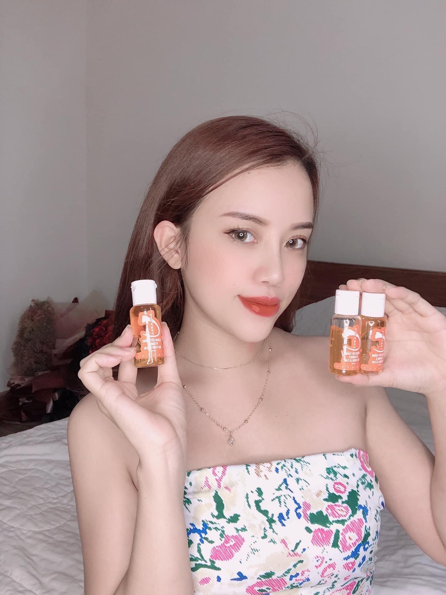 Serum cay trang vitamin c collagen kich sieu trang