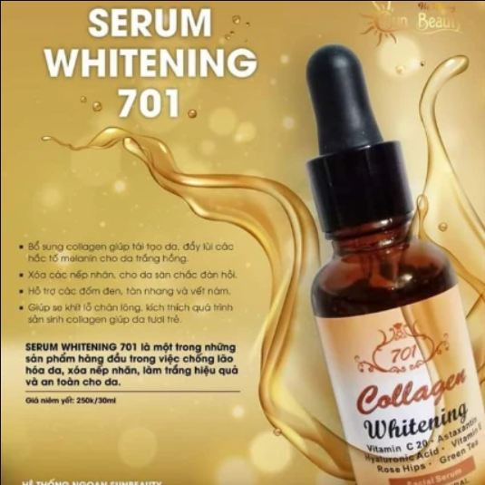 Serum collagen whitening plus vit e 701