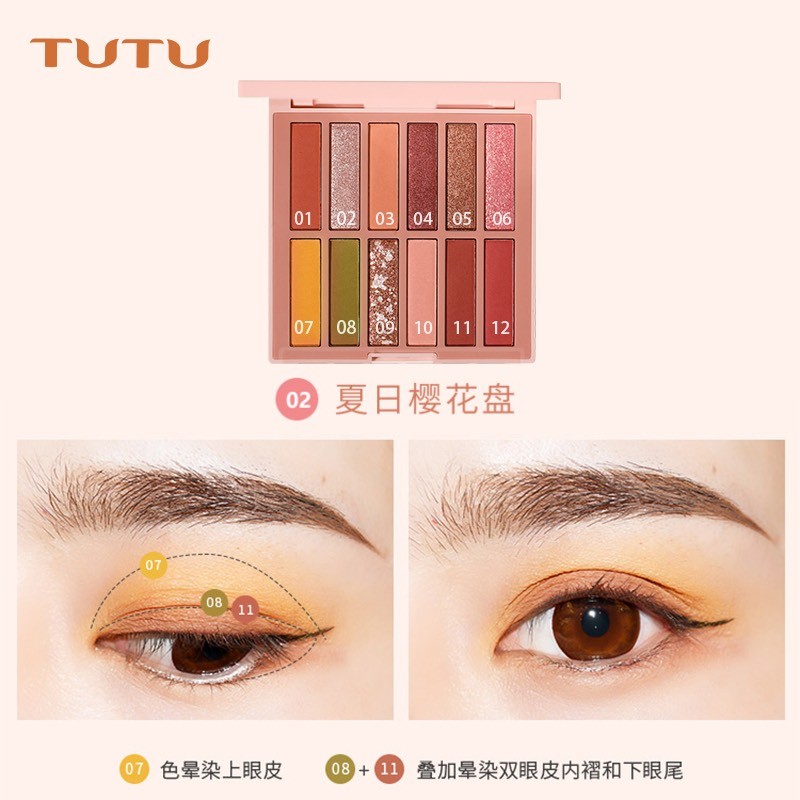 Phan mat tutu sakura flowers eyes