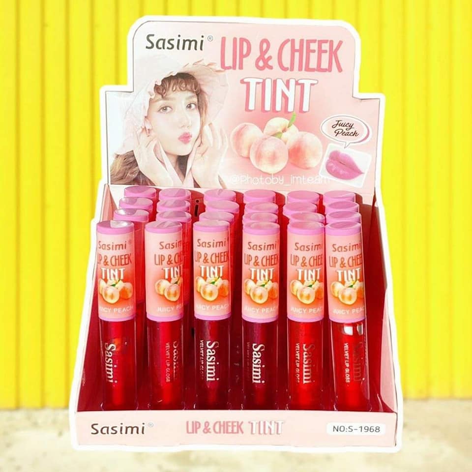 Son tint trai dao sasimi lipcheek 2in1