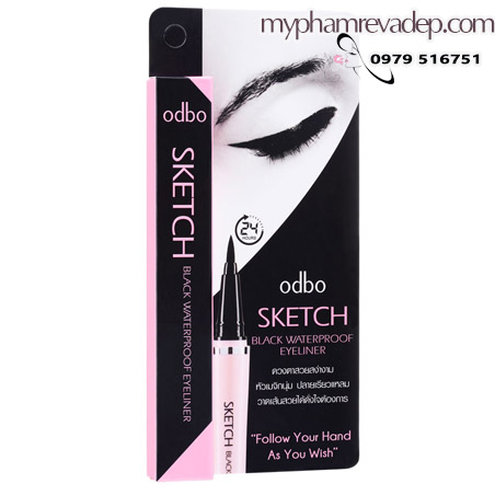 ke-mat-thai-lan-Odbo-Sketch-Black-Waterproof-Eyeliner